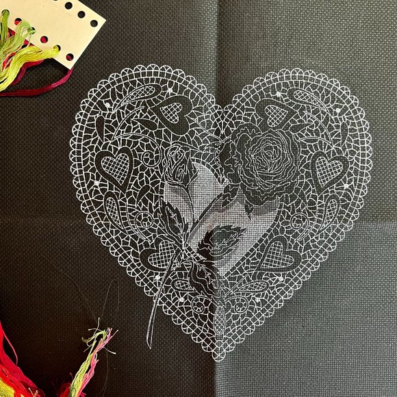 LAST CHANCE!  Beautiful Roses and Old Lace Cross Stitch - Picture 4 of 7